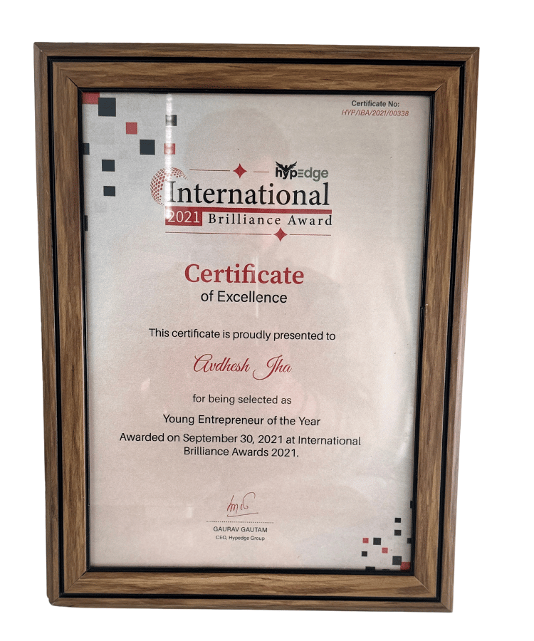 INTERNATIONAL BRILIANCE AWARD
